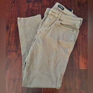 Men’s Express khaki jeans.